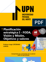 03. Planificación estratégica I - FODA, Visión y Misión, Objetivos y valores - Bclg