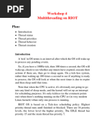 RIOT MultiThreading