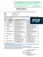 Surat Tugas: Pelajaran