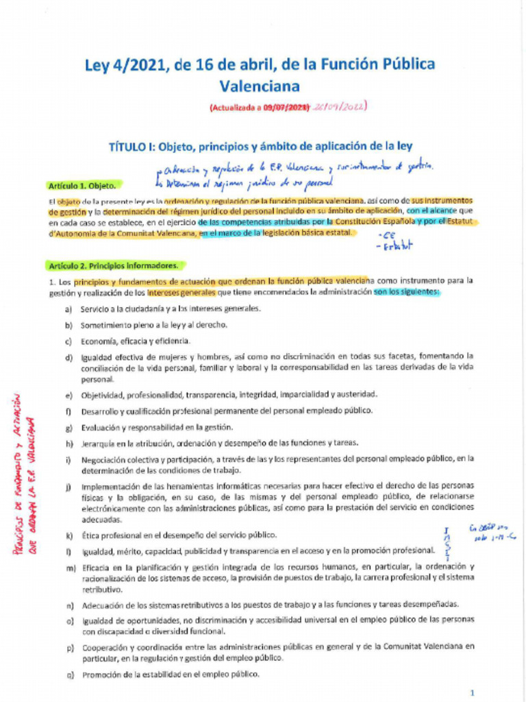 Ley4-2021 Subrayada | PDF