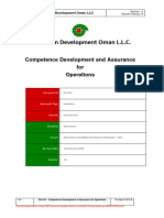 GU-874 Competence Development and Assurance PDO
