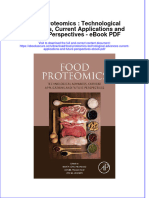 Full Download Book Food Proteomics Technological Advances Current Applications and Future Perspectives PDF
