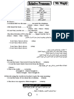 Relative Pronouns