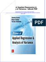 Full Download Book Primer of Applied Regression Analysis of Variance PDF