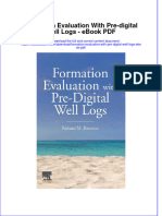 Full Download Book Formation Evaluation With Pre Digital Well Logs PDF