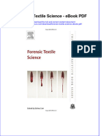 Full Download Book Forensic Textile Science PDF