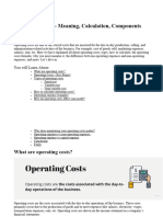 Operating Costing, 26-3-24
