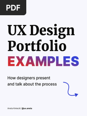 Describe process in UX portfolios