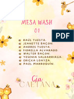 Lista de Mesas Baby Shower