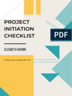 Project Initiation Checklist