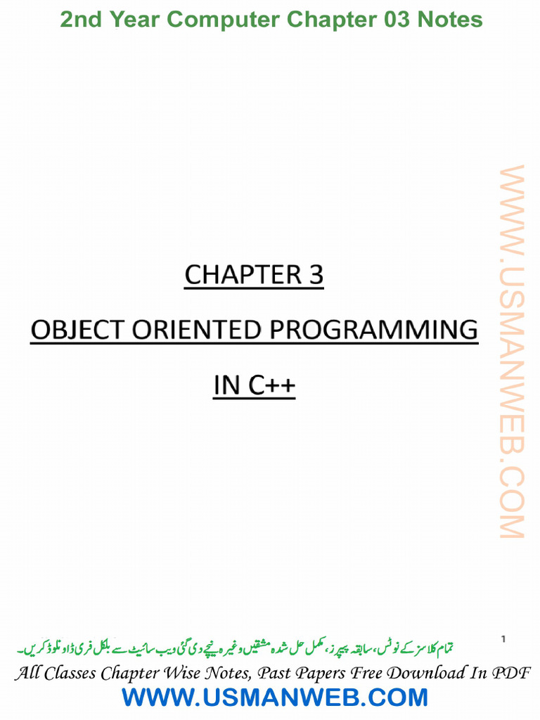 12th Computer Chapter 3 Notes Pdf