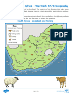 Za Ss 32 Farming in South Africa Map Work Caps Geography Ver 6
