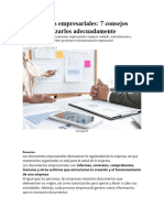 Documentos Empresariales