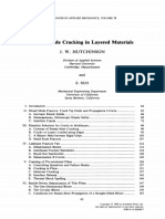 Mixed Mode Cracking in Layered Materials-Hutchinson, Suo 1991