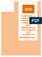 UDS LLANERITOS PLAN PARA LA PREVENCION, PREPARACION Y RESPUESTA ANTE EMERGENCIAS (1)