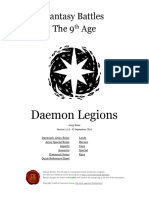 The Ninth Age Daemon Legions 1 1 0