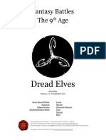 The Ninth Age Dread Elves 1 1 0
