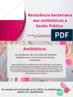 Resistência bacteriana aos antibióticos e Saúde