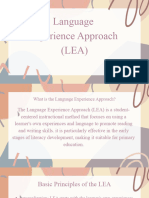 Language Experience Approach