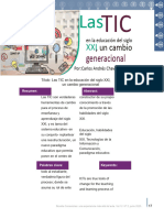 Las TIC en La Educación Del Siglo XXI - Un Cambio Generacional