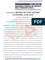 REVIEW ON ANTI ANEAMIC ACTIVITIES IN PLANTS