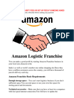 Amazon Logistic Franchise Application Guide