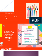 ING - 4° - Week 5 - MODULE 2 - L1, L2 (Classroom)
