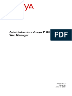Administering Avaya IP Office With Web Manager - PT-BR