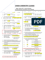 Chemical Bonding - Revision DPP 2024