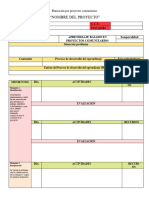 Planeación por proyectos COMUNITARIOS MODIFICADO