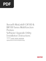 Xerox AltaLink X81xx SoftwareUpgradeUtility Instructions