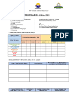 Programación Anual 2024 - Esquema