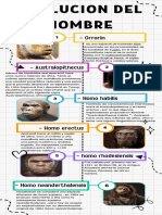 Infografía Cronología Línea de Tiempo Doodle A mano Colorido Blanco