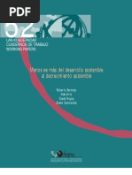 Menos es más. Del desarrollo sostenible al decrecimiento sostenible