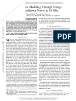 Propagation Modeling Through Foliage in A Coniferous Forest at 28 GHZ