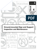 Ground-Mounted Sign and Support Inspection and Maintenance