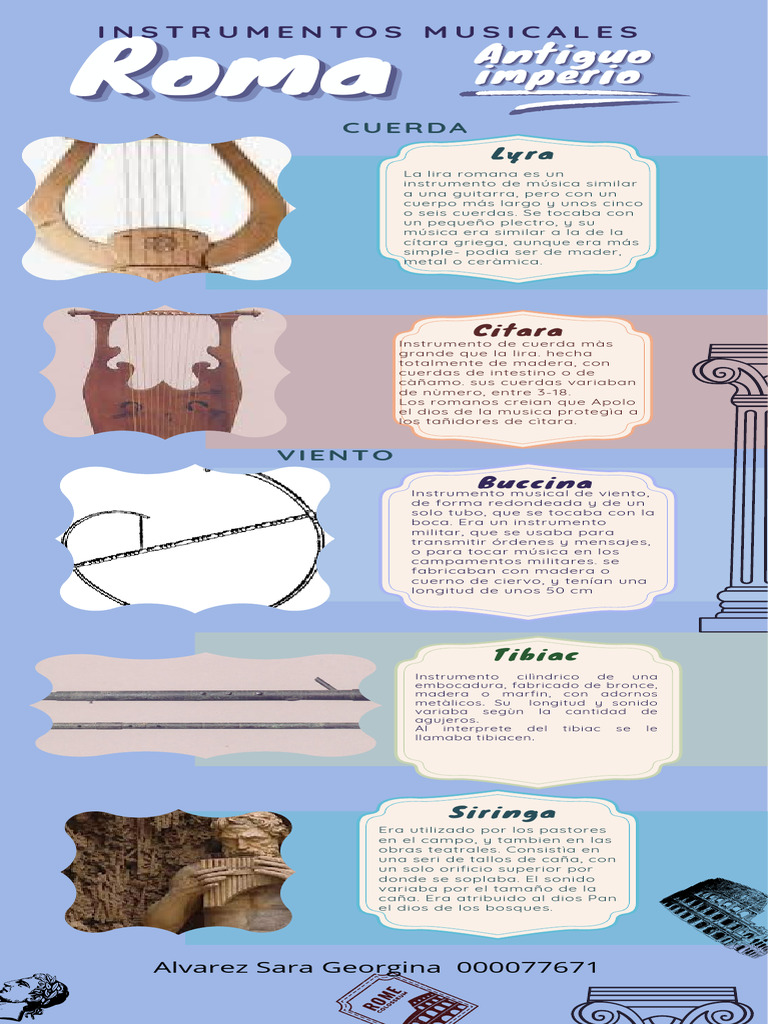Instrumentos Musicales de la Antigua Roma | PDF | Instrumentos musicales