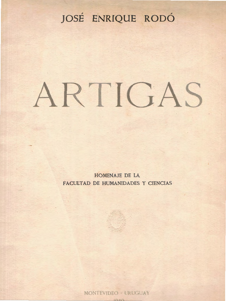 Artigas 1950 Discurso de Enrique Rodo | PDF