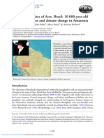 The Geoglyph Sites of Acre, Brazil: 10 000-Year-Old Land-Use Practices and Climate Change in Amazonia