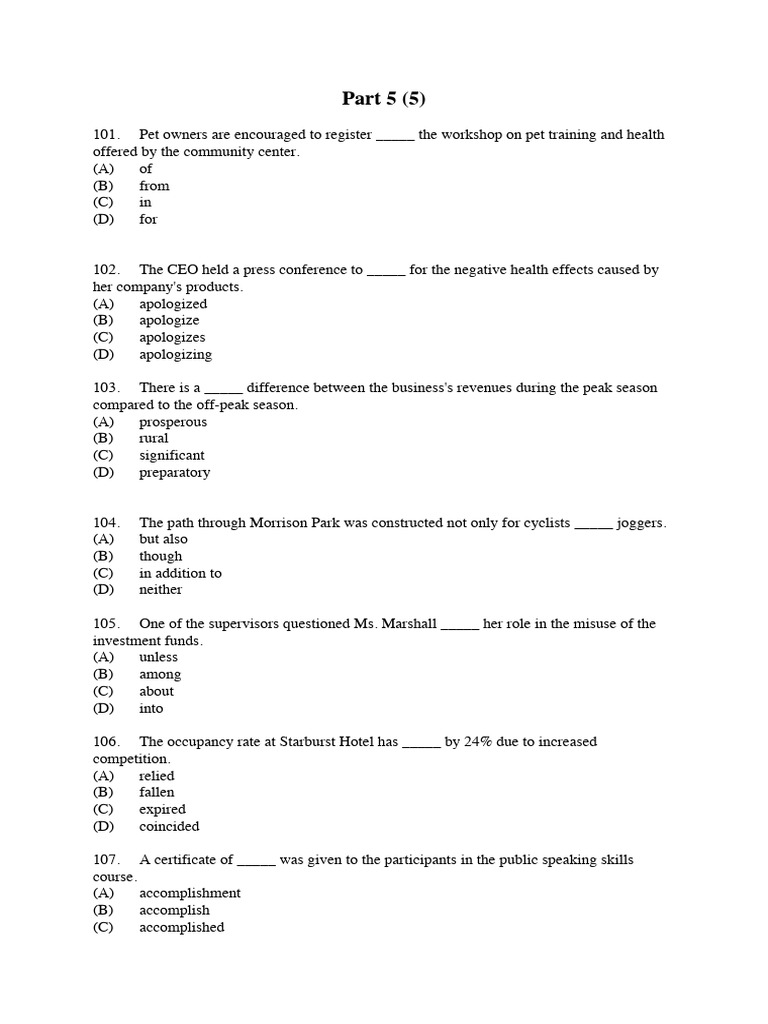 Part5 | PDF