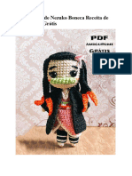 PDF Croche de Nezuko Boneca Receita de Amigurumi Gratis