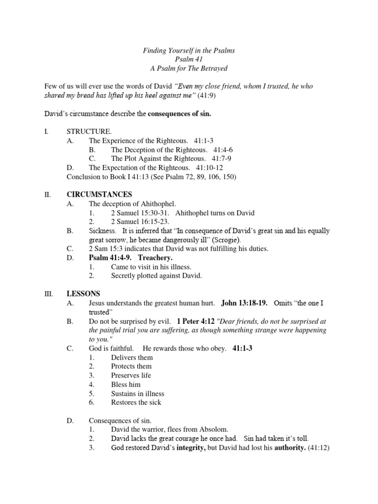 Psalm 27 Whole Chapter