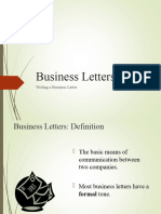 Business Letters