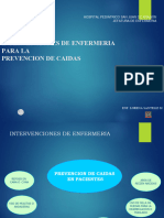 Intervenciones de Enfermeria