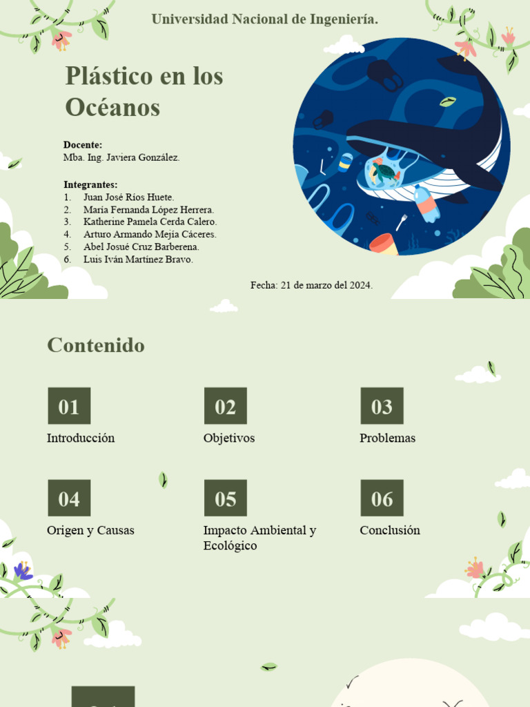 Plastico-En-Los-Oceanos 1 | PDF | Residuos | El plastico