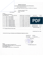 Surat Tugas Mengajar Semester Gasal 2014-2015