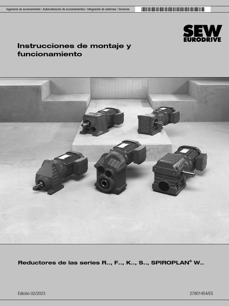 Sew RF07 | PDF | Engranaje | Tornillo