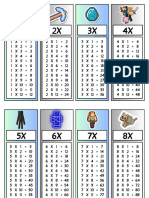 Tablas de multiplicación