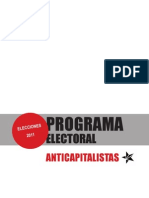 Programa Electoral Anticapitalistas