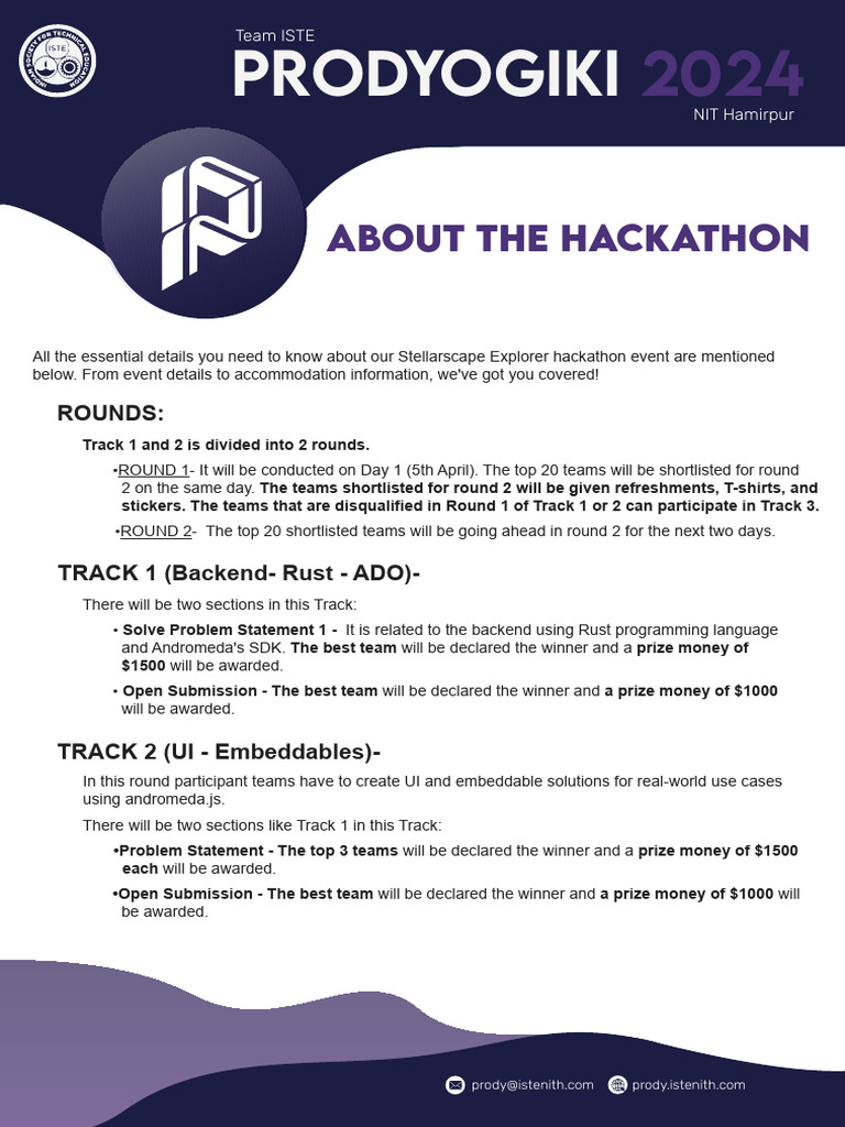 Hackathon Abstract | PDF | Information Technology | Software Industry